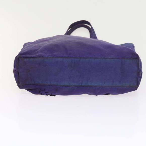 PRADA robot Tote Bag Nylon Purple Auth th4114 - Picture 5 of 16